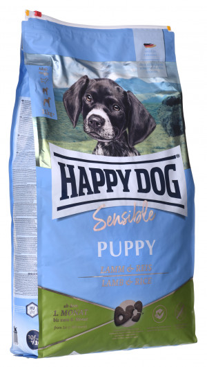 Happy Dog Sensible Puppy 1-6mc jagnięcina/ryż 10kg