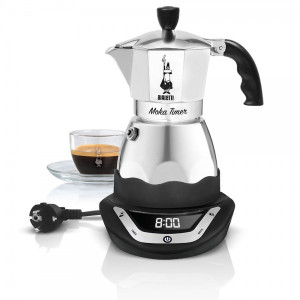 Kawiarka elektryczna Bialetti Moka Timer 6tz, 300ml