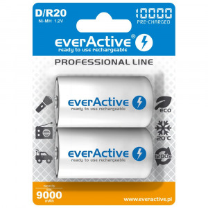 EVERACTIVE AKUMULATORKI LR20 D EVHRL20-10000