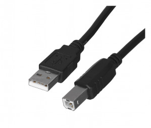 Lanberg kabel usb 2.0 am-bm 1.8m, czarny ca-usba-10cc-0018-bk