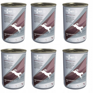 TROVET Hypoallergenic IPD z owadami - mokra karma dla psa - 6x400g