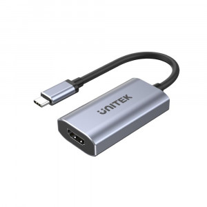 UNITEK ADAPTER USB-C - HDMI 2.1, 8K, ALU, 15CM