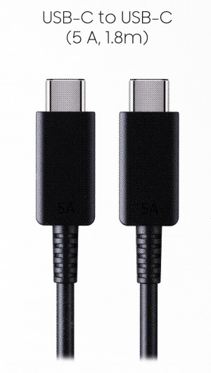 Kabel Samsung EP-DX510JB USB-C/USB-C 1,8m 5A, czarny