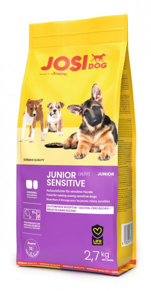 JOSERA JosiDog Junior Sensitive - sucha karma dla psa - 2,7 kg