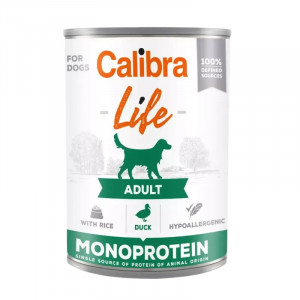 CALIBRA Life Adult Duck with rice - mokra karma dla psa - 400g