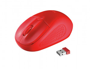 MYSZ TRUST Primo Wireless Mouse - Red
