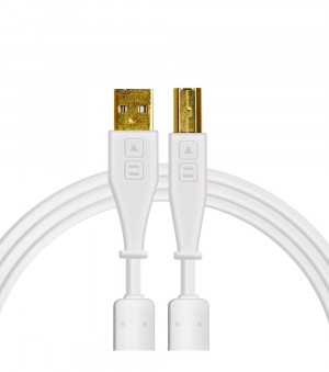 DJ TECHTOOLS - Chroma Cable USB 1.5 m- prosty- biały