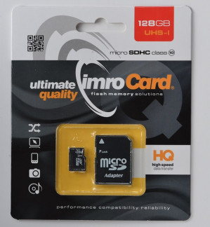 IMRO KARTA MICRO SDHC MICROSD10/128G UHS-I ADP