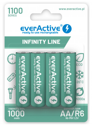 EVERACTIVE AKUMULATORKI AA NI-MH 1100 EVHRL6-1100