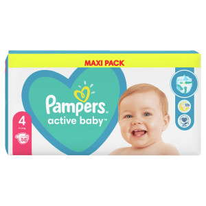 Pampers pieluchy Active Baby Dry Maxi Pack S4 58szt