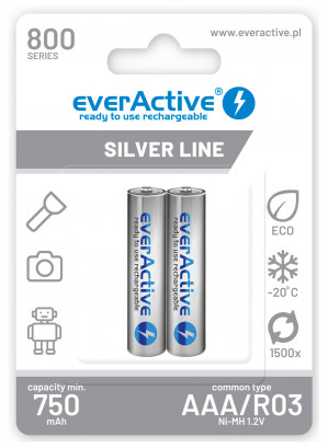 EVERACTIVE AKUMULATORKI AAA 800 MAH EVHRL03-800