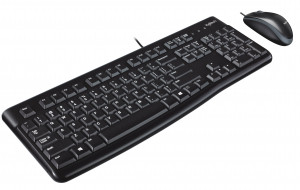 Zestaw Logitech MK120 USB czarny US