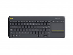 Klawiatura Logitech K400 plus bezprzewodowa, czarna