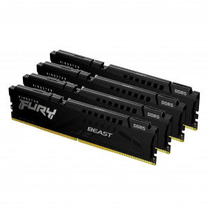 Kingston FURY DDR5 128GB (4x32GB) 5600MHz CL40 Beast Black (KF556C40BBK4-128)