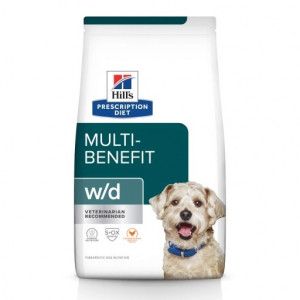 HILL'S Prescription Diet w/d Multi-Benefit - sucha karma dla psa - 10 kg