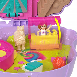Polly Pocket Kompaktowy zestaw Biwakowa Lama HKV33(FRY35)