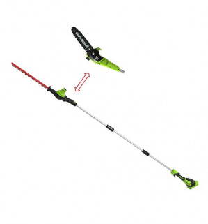 40V Pilarka/Nożyce do żywopłotu na wysięgniku GREENWORKS GD40PSH - 1303907