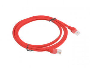 Lanberg Patchcord RJ45 kat. 5e UTP 2m czerwony