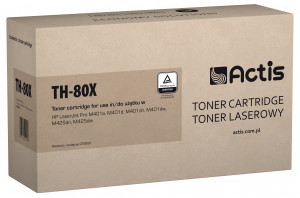 Actis TH-80X Toner do drukarki HP, Zamiennik HP 80X CF280X; Standard; 6900 stron; czarny.