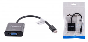 Lanberg adapter mini Displayport(M)->VGA(F) na kablu