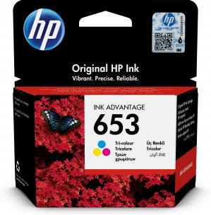 HP Tusz kolor HP653=3YM74AE