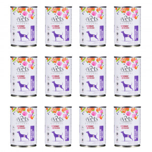 4VETS Natural Gastro Intestinal Dog - mokra karma dla psa - 12x400 g