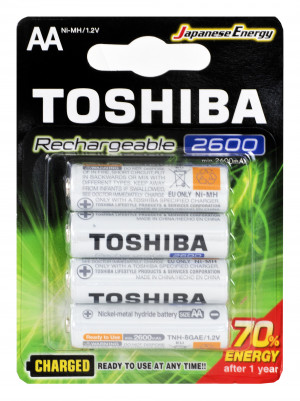 Akumulator Toshiba READY TO USE TNH-6GAE BP-4C AA 2600mAh Blister 4 szt.