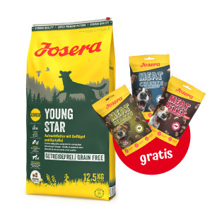 JOSERA Young Star Junior - sucha karma dla psa - 12,5 kg + GRATIS!