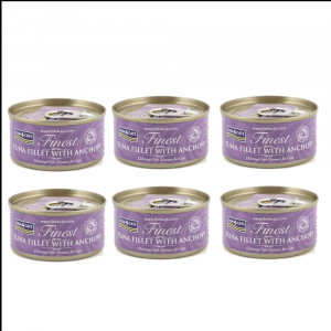 FISH4CATS Tuńczyk z anchois - mokra karma dla kota - 6x70g
