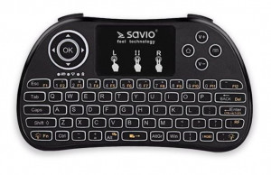 Savio klawiatura bezprzewodowa podświetlana kw-02 kw-02