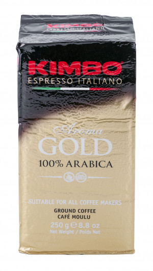 Kawa Kimbo Aroma Gold 250 g, Mielona
