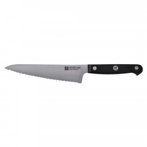 Kompaktowy nóż szefa kuchni z ząbkowanym ostrzem ZWILLING Gourmet 36121-141-0 - 14 cm
