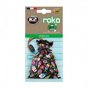 K2 ROKO FUN Z.HERBATA 25G - odświeżacz powietrza w woreczku z nadrukiem