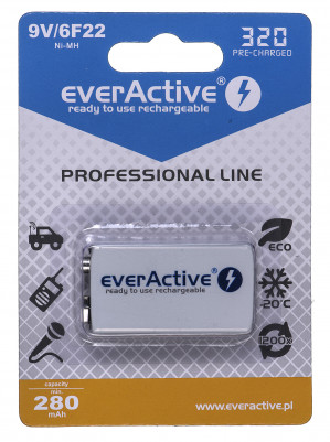 EVERACTIVE AKUMULATORKI 6F22 EVHRL22-320