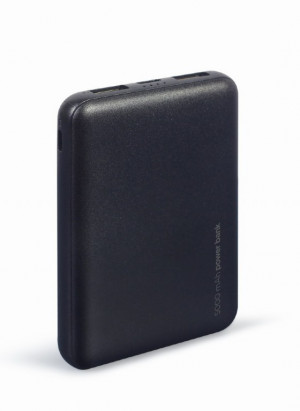 GEMBIRD POWERBANK 5000MAH 2X USB, CZARNY