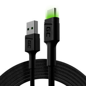 GREEN CELL KABEL KABGC13 USB-USB-C 2M OPLOT LED