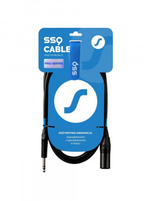 SSQ JSXM3 PRO - XLR męski - Jack stereo 6,3mm NEUTRIK