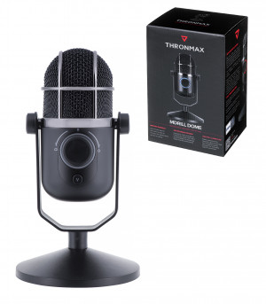 THRONMAX Mikrofon M3 MDRILL DOME JET BLACK