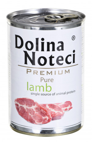 DOLINA NOTECI Premium Pure Jagnięcina - mokra karma dla psa - 400 g