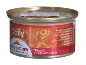 ALMO NATURE Daily Menu Kawałki wołowiny- puszka 85g