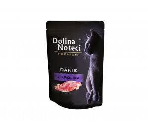 DOLINA NOTECI Premium Danie z królikiem - mokra karma dla kota - 85g
