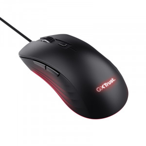 Mysz TRUST YBAR + GAMING GXT924 Czarna