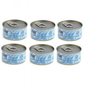 FISH4CATS Sardynka z omułkiem zielonowargowym - mokra karma dla kota - 6x70g