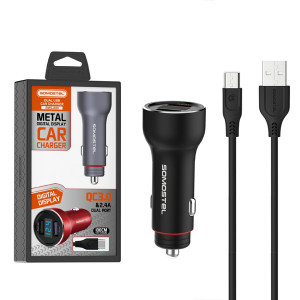 SOMOSTEL ŁAD SAMOCHODOWA 30W+MICRO SMS-A89 CZARNA