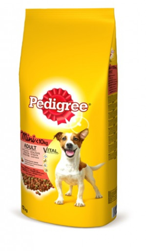 PEDIGREE Adult Mini z wołowiną i warzywami 12kg