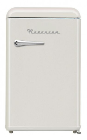Lodówka Retro Ravanson LKK-120RC (545mm x 895mm x 585 mm; 106 l; kremowy)