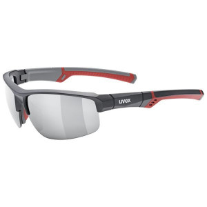 Okulary Uvex Sportstyle 226 szary-czerwony mat