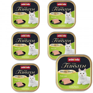 ANIMONDA Vom Feinsten Mildes Menu Pute pur - mokra karma dla kota - 6x100 g
