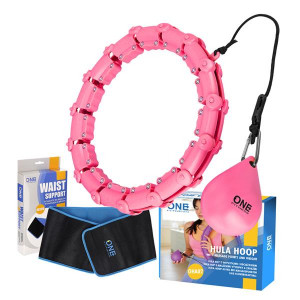 Hula Hop One Fitness OHA02 różowy + BR160 zestaw