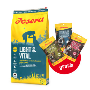JOSERA Light & Vital - sucha karma dla psa - 12,5 kg + GRATIS